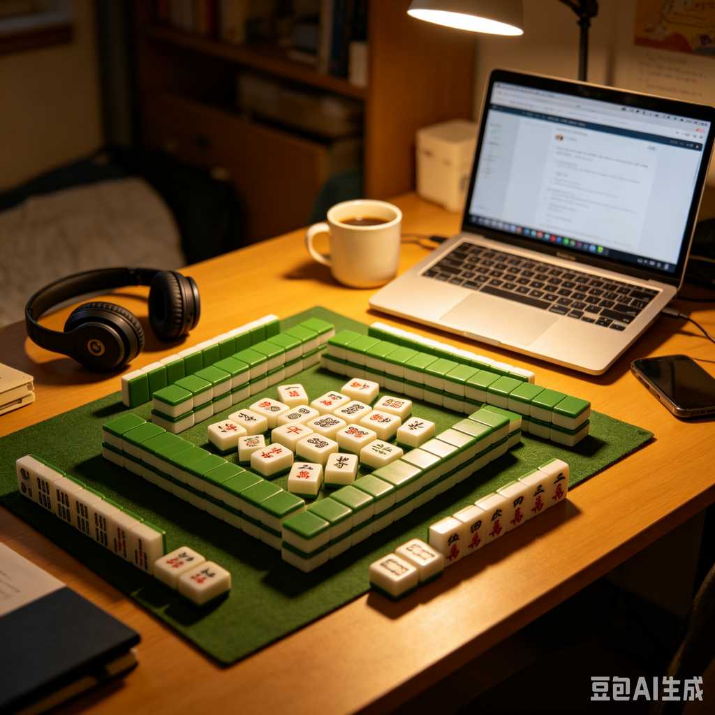 mahjong set with storage case