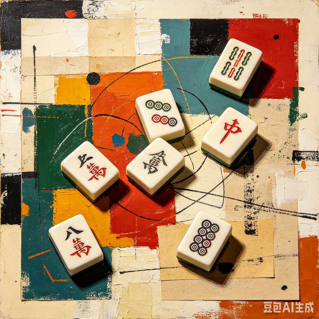 transparent acrylic mahjong set