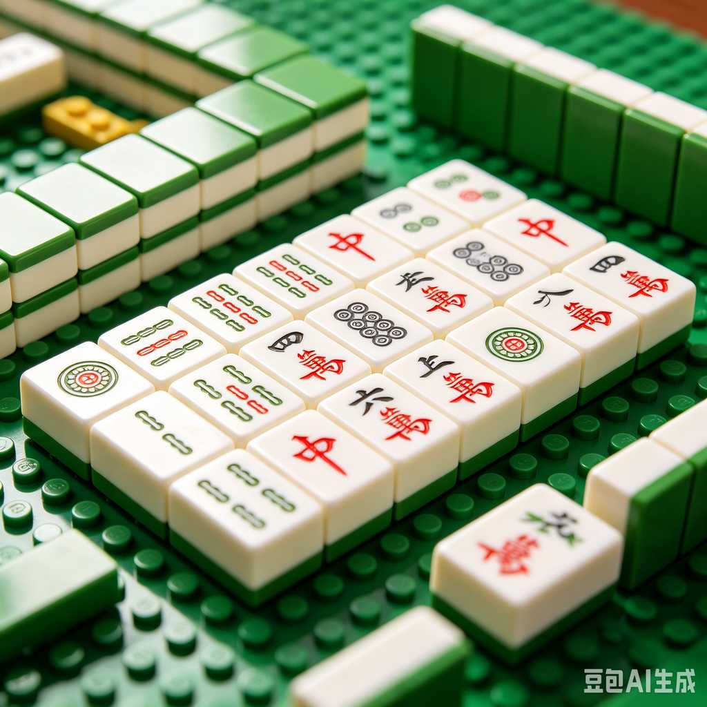 minimalist mahjong tiles